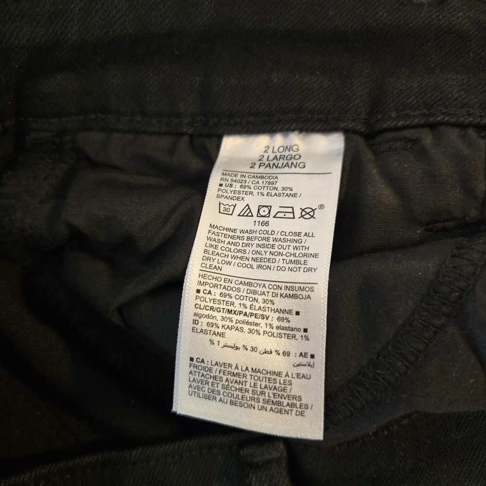 Old‎ Navy Size 2 Long - Bootcut Black. NWOT - Picture 8 of 8